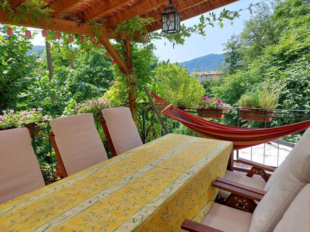 La Casa Rosa Di Segusino With Spa Jacuzzi In Garden Sequsino Экстерьер фото